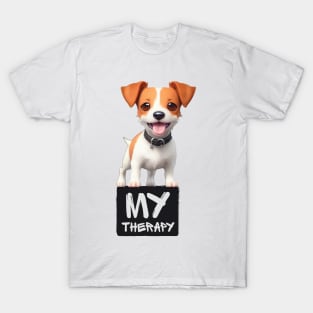 Just My Emotional Support Jack Russell Terrier T-Shirt